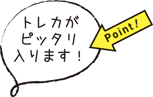 トレカがぴったりピッタリ入ります！